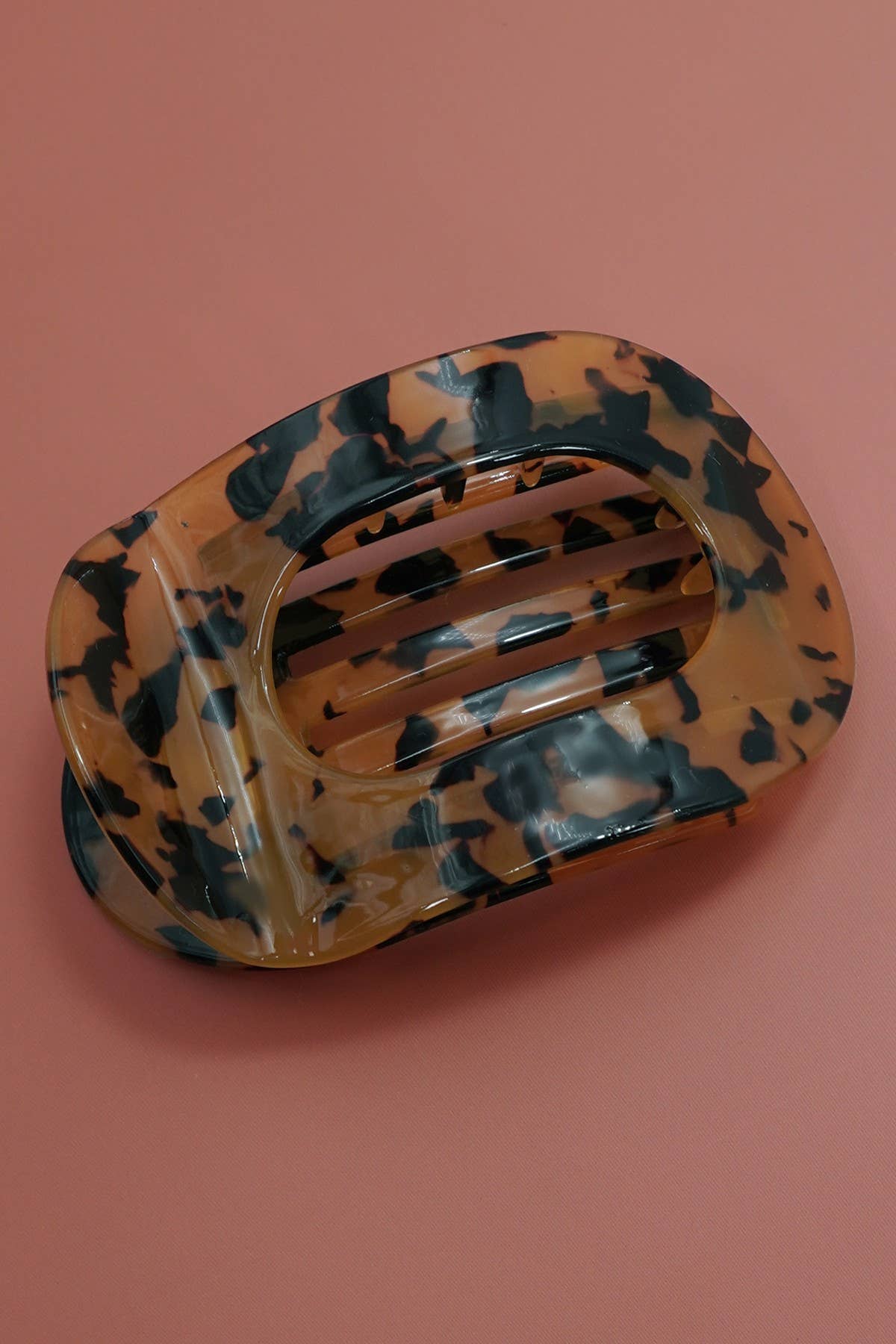 Flat Oval Hair Claw Clip