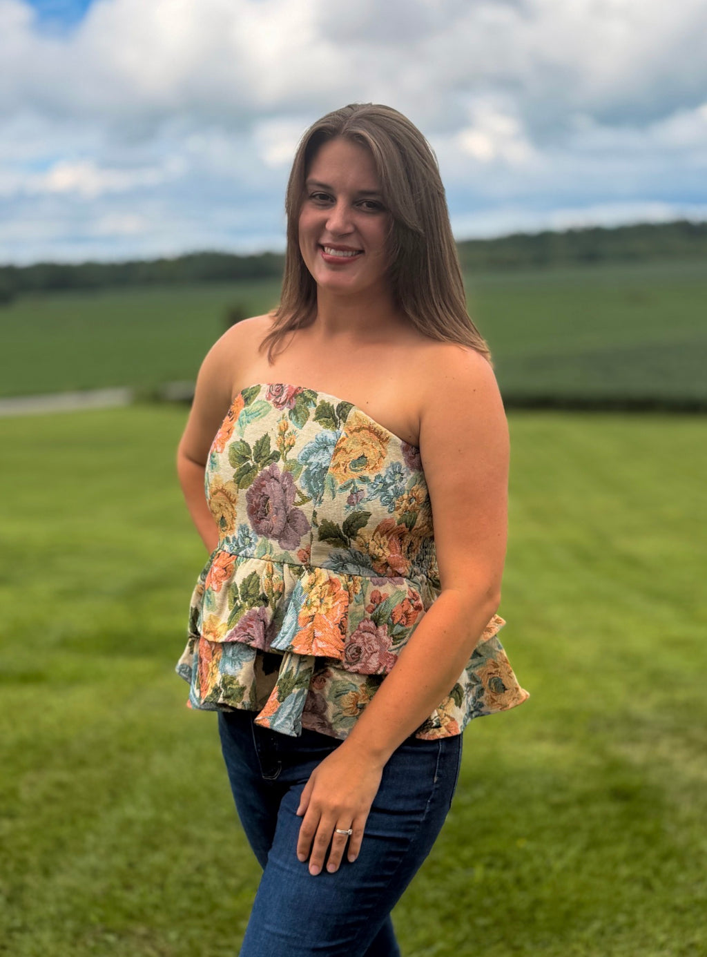 Vintage Bloom Top