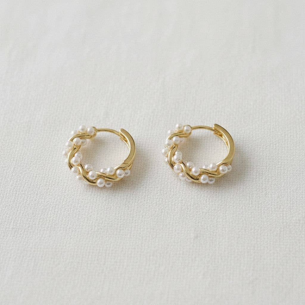 Pearl & Vine Earrings
