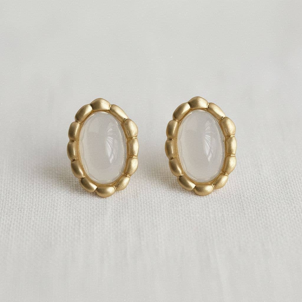 Ivory Bloom Earrings
