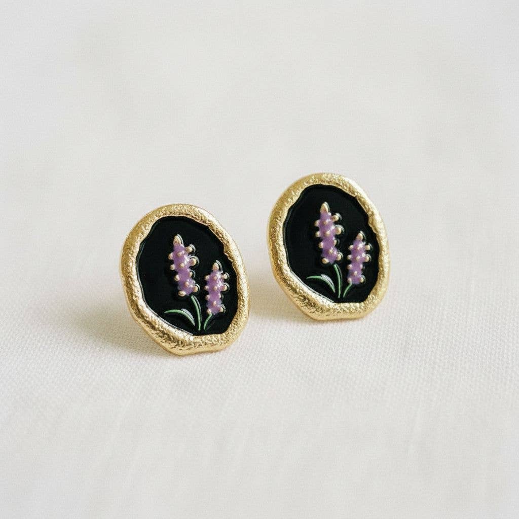 Moonlit Lavender Earrings