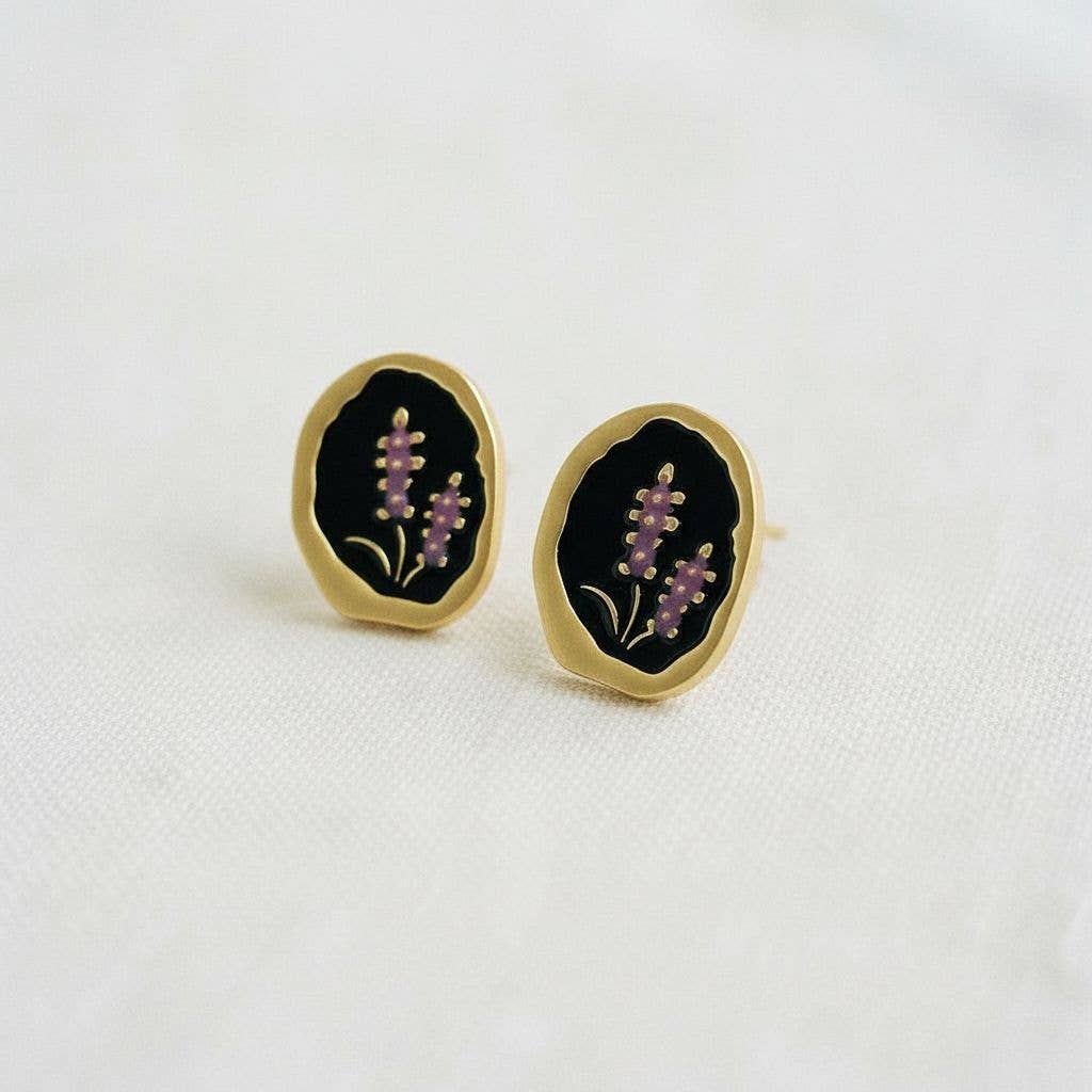 Moonlit Lavender Earrings