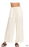 Ivory Linen Pants