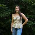 Blooming Peplum Top