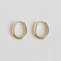 Oval Hoop Earrings