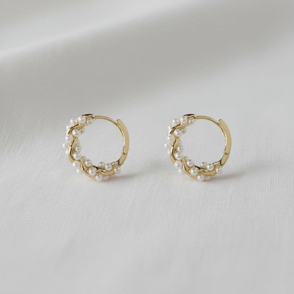 Pearl & Vine Earrings